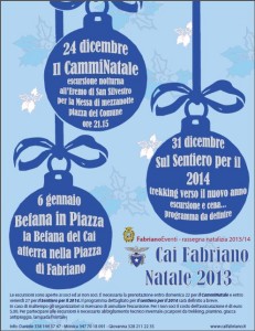 Locandina natale fabrianese 2013